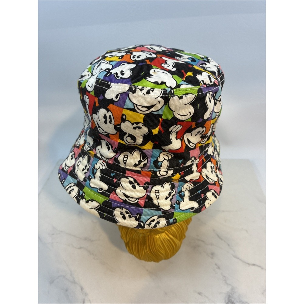 Disney Parks Hat Mickey Mouse Reversible Bucket Hat Kid Size One Size‎